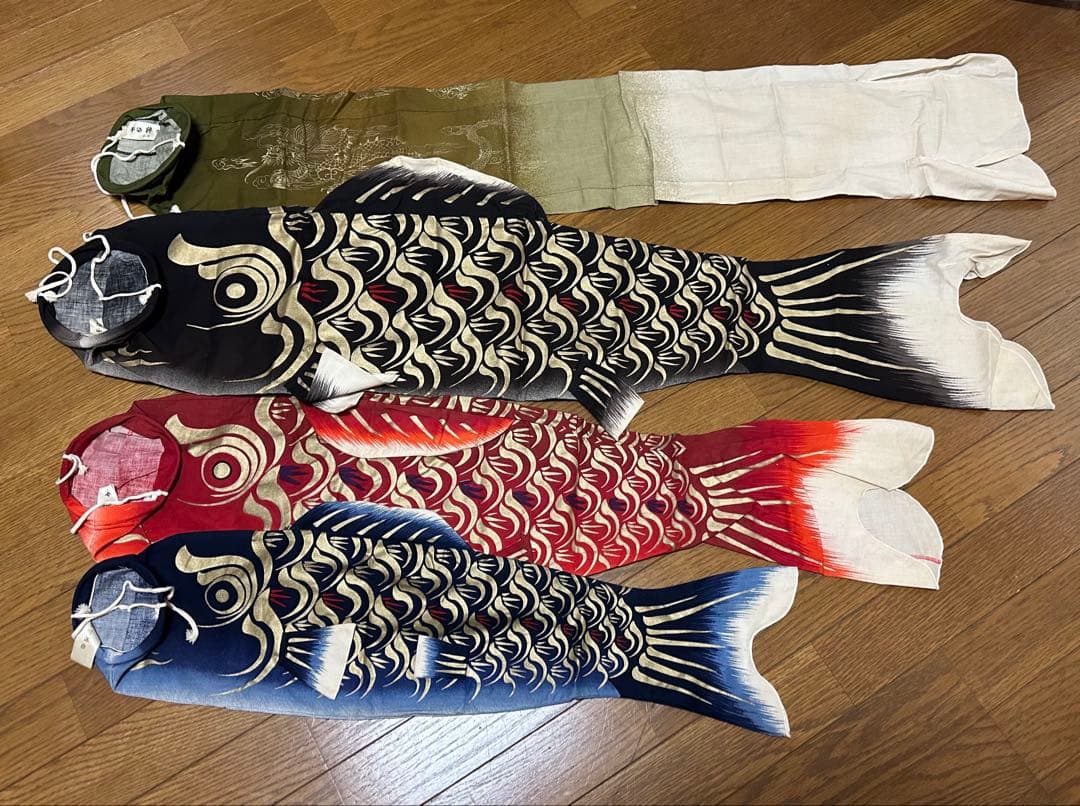 のっか☾⋆プロフお読み下さい(ᴗ͈ᴗ͈) 鯉のぼりセット　どこでもセット　手染