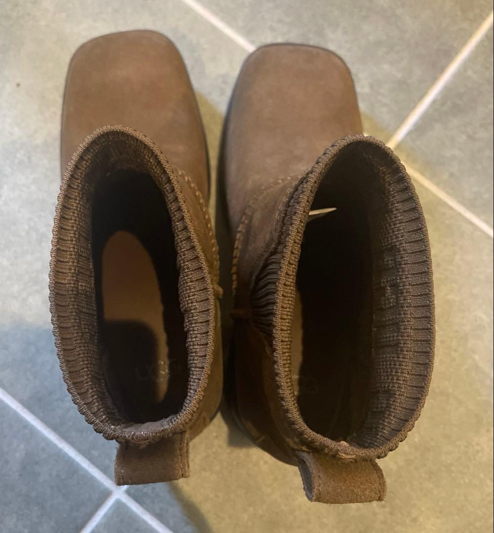 新作 UGG Moxy Chelsea 24cm ブーツ 厚底 靴 アグ