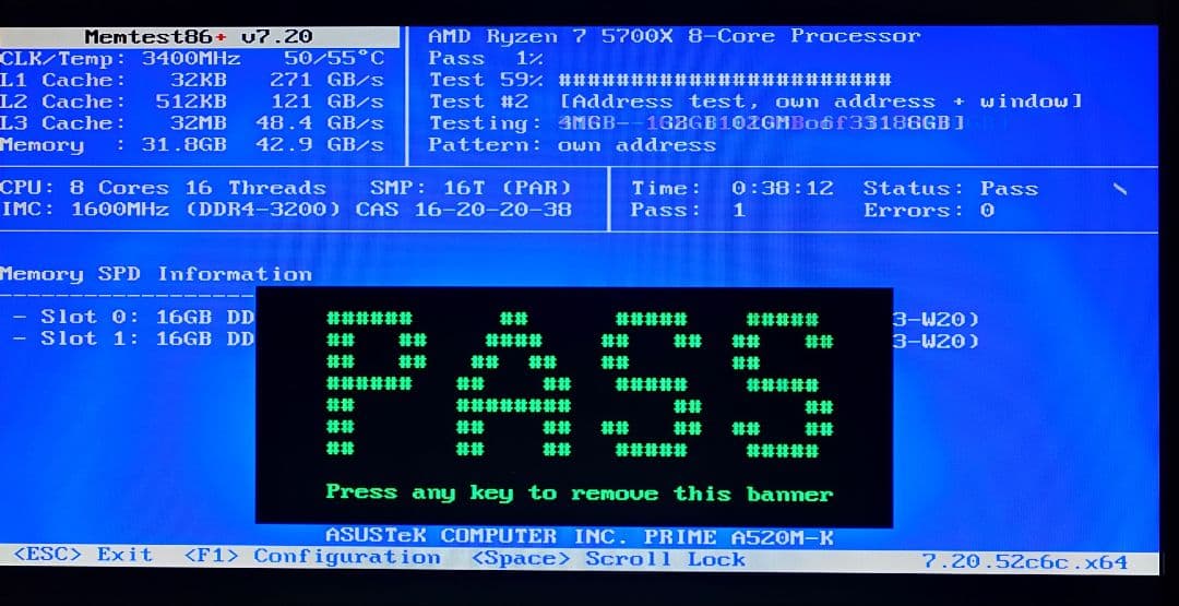 CFD DDR4 メモリ 2666MHz 16×2 32GB 【動作確認済】