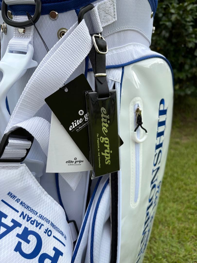 PGA CHAMPIONSHIP キャディバッグ ホワイト・ブルー