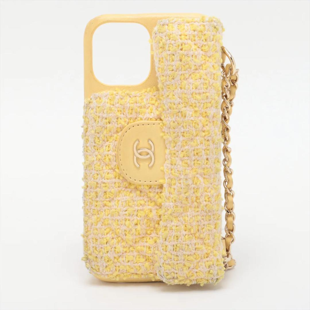 CHANEL ココマーク チェーン付き iPhoneケース