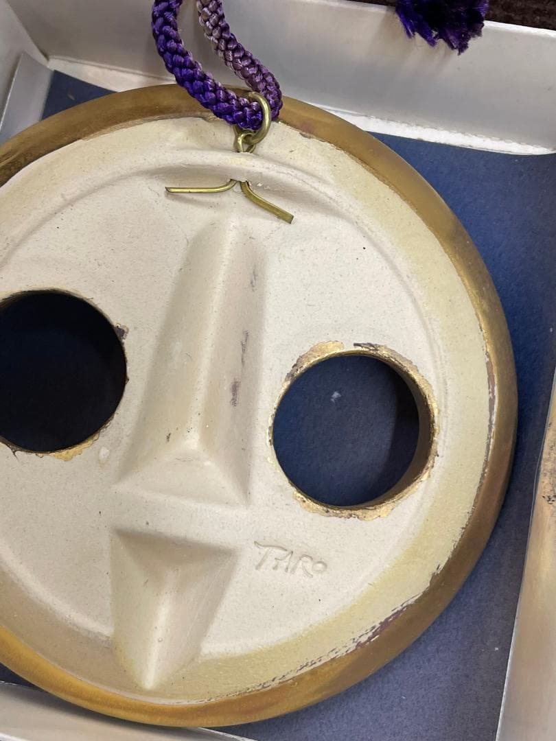 【箱付き】 大阪万博 岡本太郎 太陽の塔 太陽の顔 オブジェ 陶器