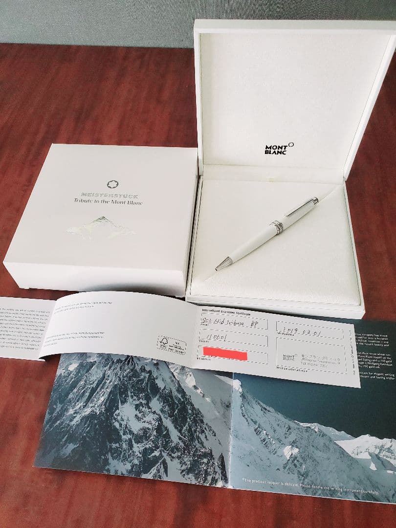 MONT BLANC ホワイト ボールペン