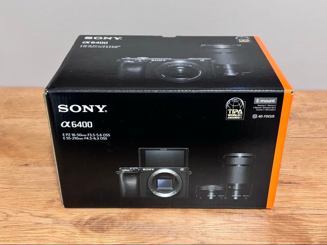 SONY α6400 デジタル一眼レフ ダブルズームレンズキット　バック付き