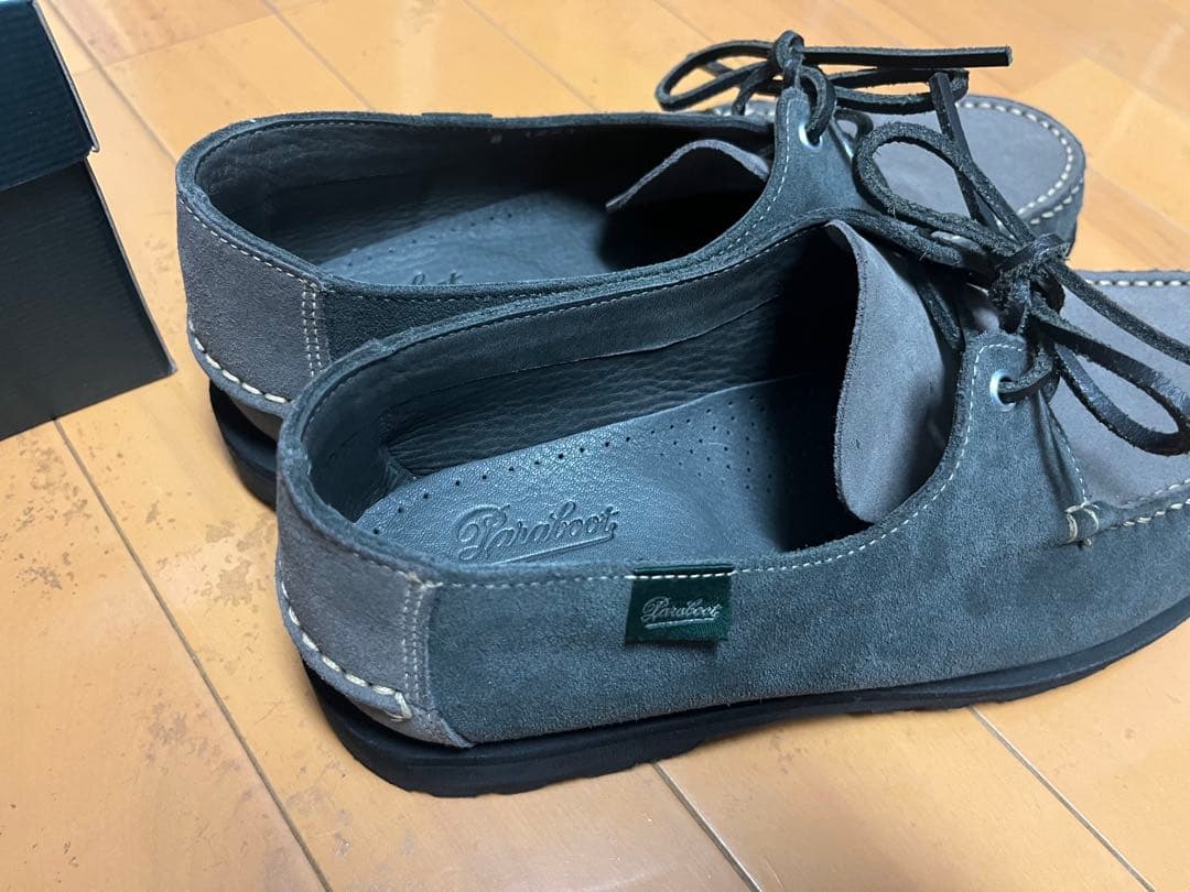 希少！パラブーツ×フィルメランジェ別注　デッキシューズ　ドマング　グレースエード