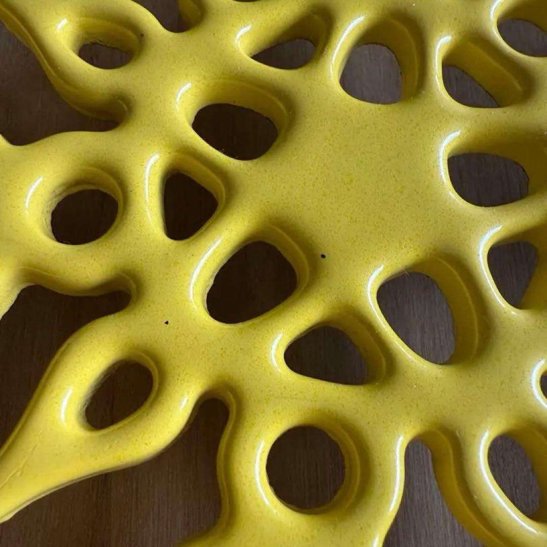 ココ　LE CREUSET 鍋敷き　イエロー　ル・クーゼ