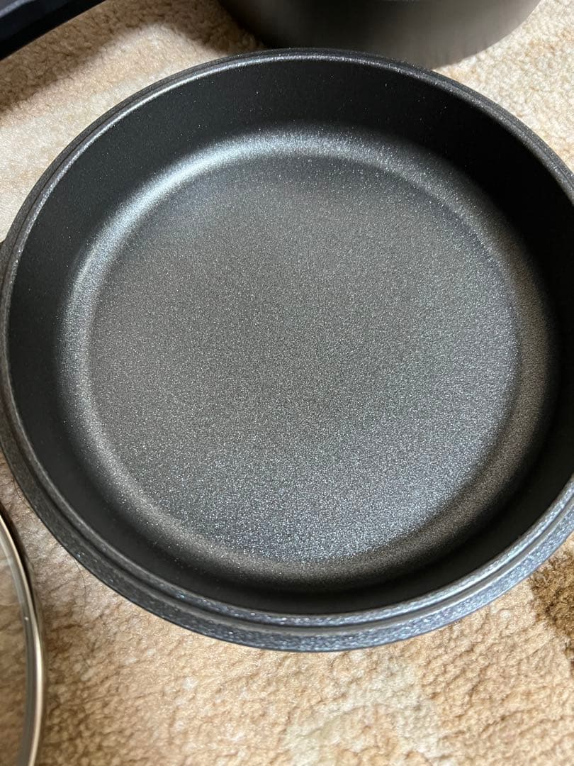 ムスイ　無水鍋　片手鍋 ガラス蓋付　ミニセット