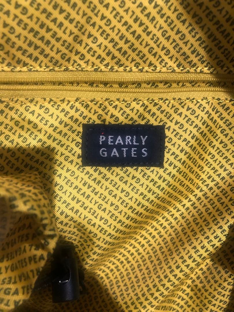 【未使用】パーリーゲイツ　ニコちゃん　総柄　ボストンバック　希少　ゴルフ　PG