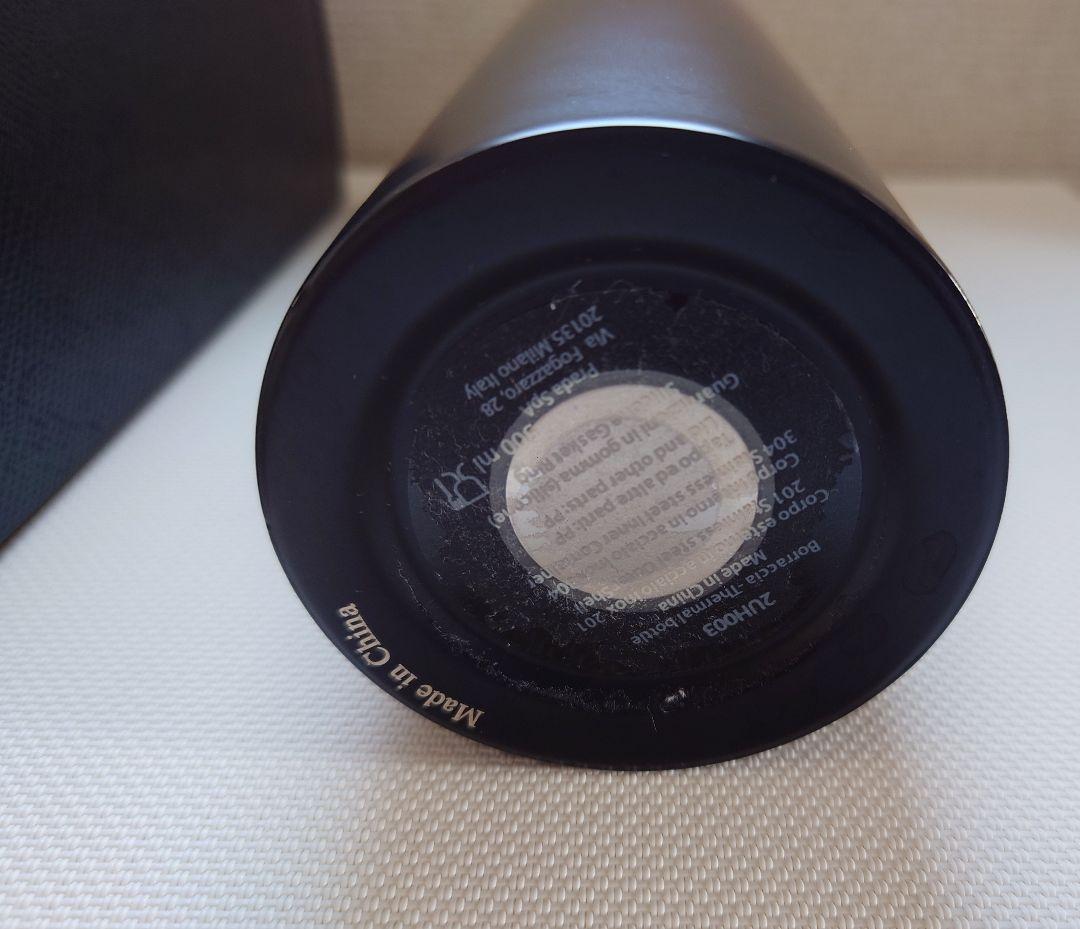 PRADA プラダ ステンレスボトル 黒 ブラック 500ml 水筒 ロゴ