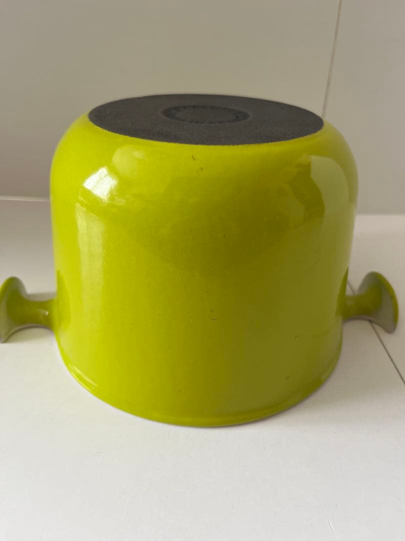 ヴィンテージ ルクルーゼ　フォンデュポット　エンツォマリ　ハーモニックグリーン