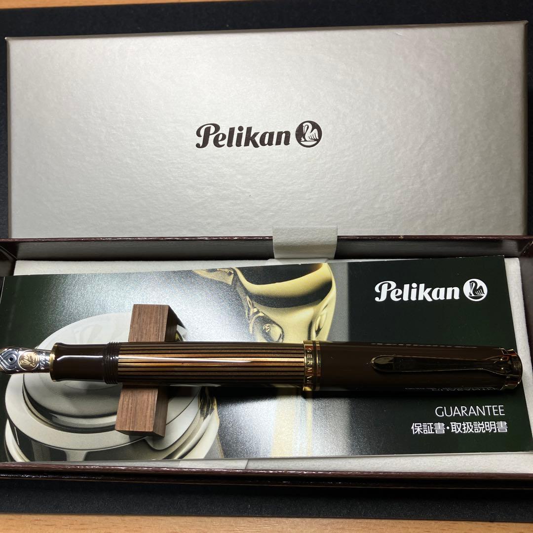 ペリカンM800 ブラウンブラック　中字　 試筆程度の美品