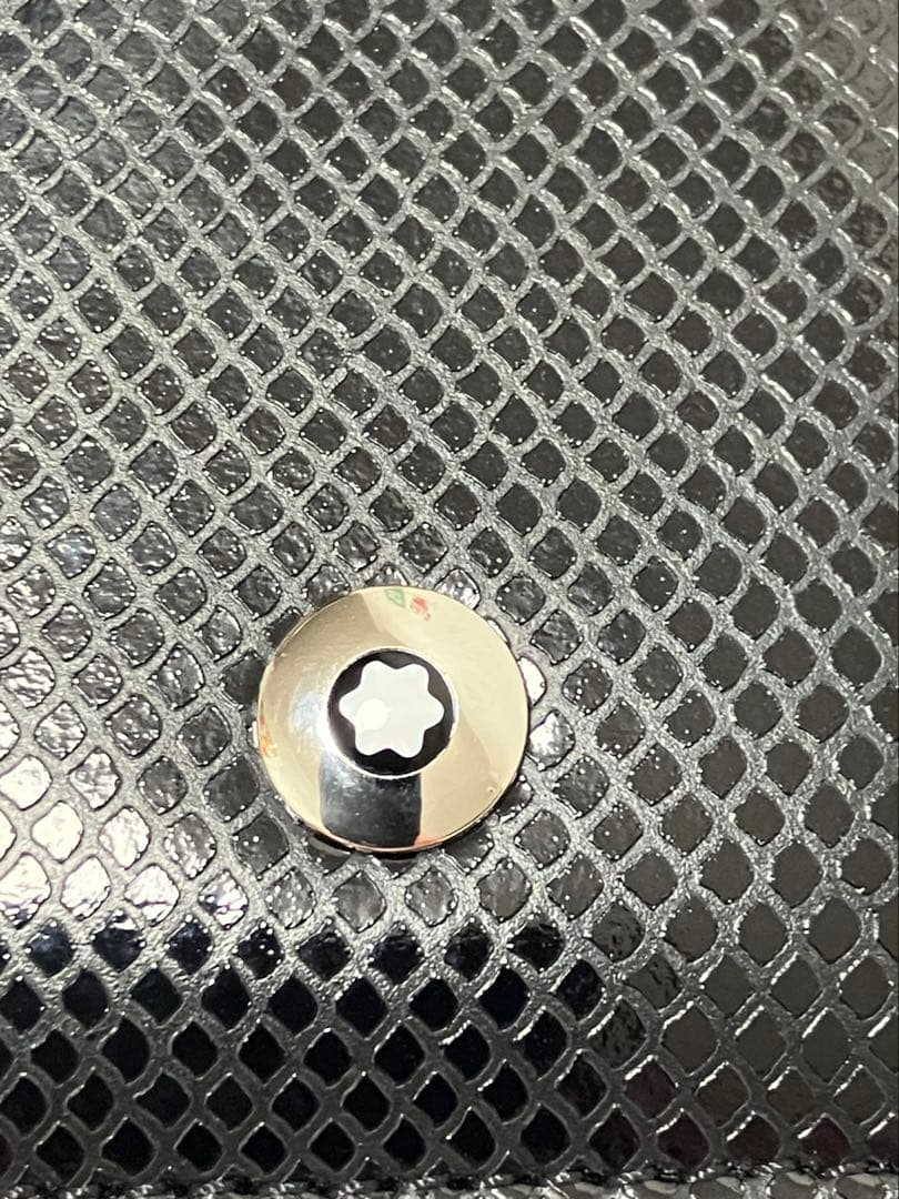 美品★Mont Blanc　モンブラン　ペンケース　2本用　黒　箱