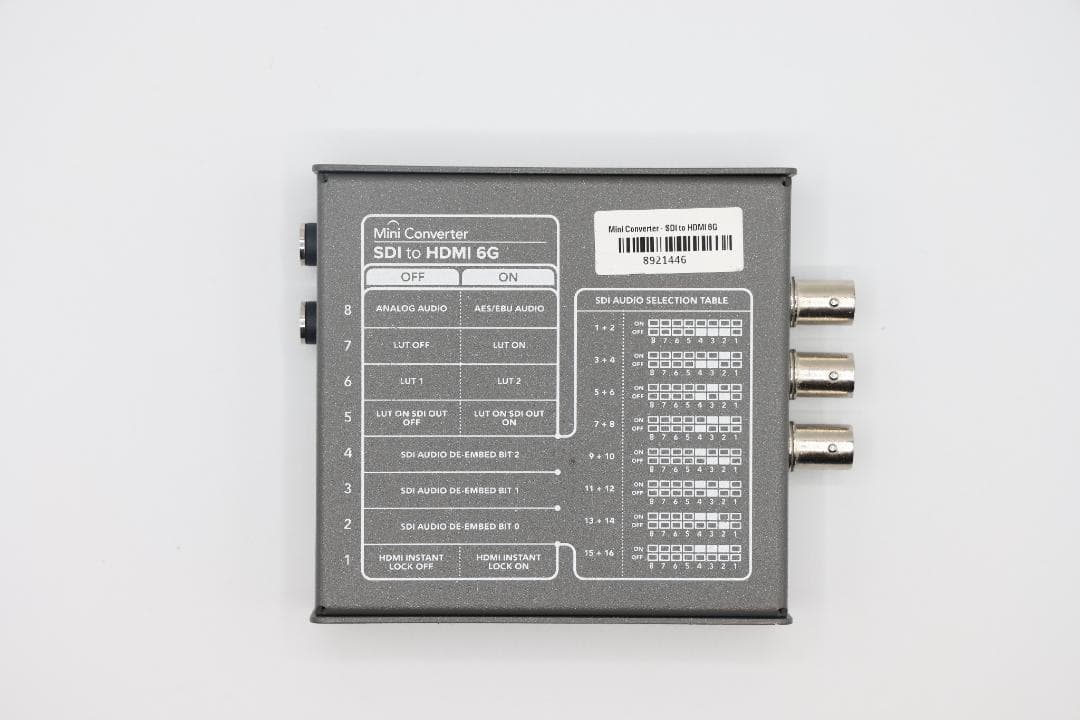 分配器・切替器 Mini Converter SDI to HDMI 6G