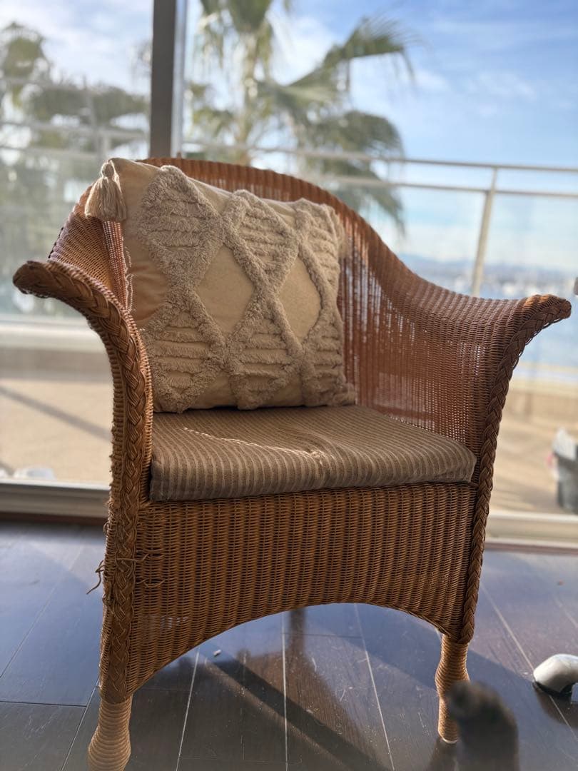 Lloyd Loom アームチェア 専用クッション付き