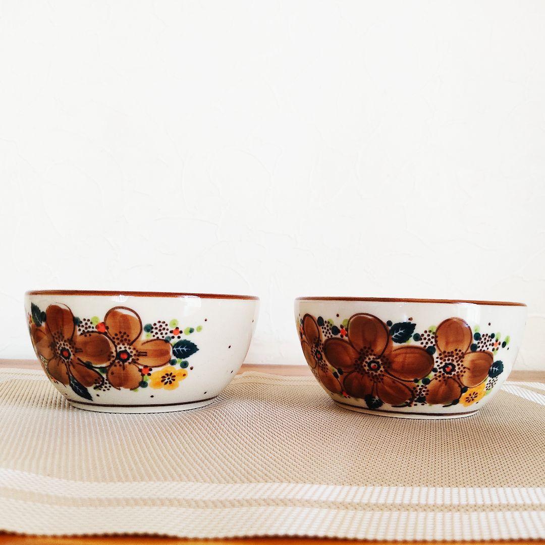 新品　ポーランド食器　ガリア　茶ポタ　200mlボウル　2セット　オーブン対応