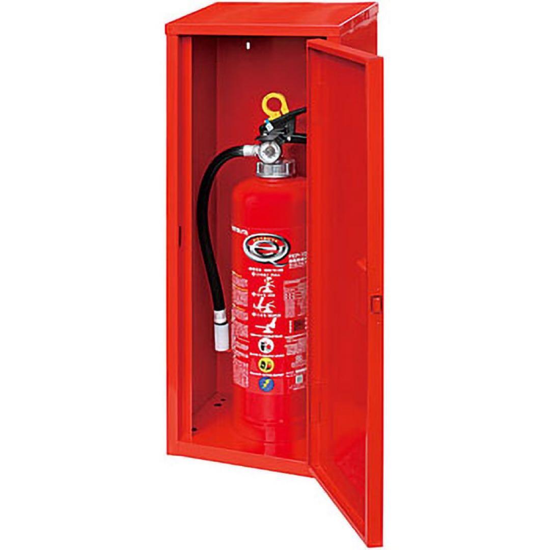 【未使用品】消火器格納箱 初田製作所 MC-1ピクトグラム 粉末6・10型