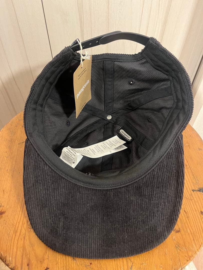 新品 Patagonia パタゴニア コーデュロイ ブラック 黒 キャップ