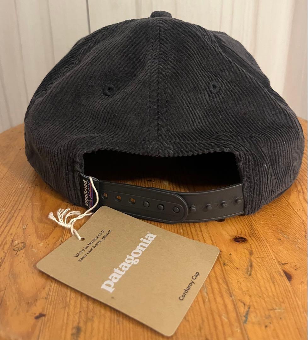 新品 Patagonia パタゴニア コーデュロイ ブラック 黒 キャップ
