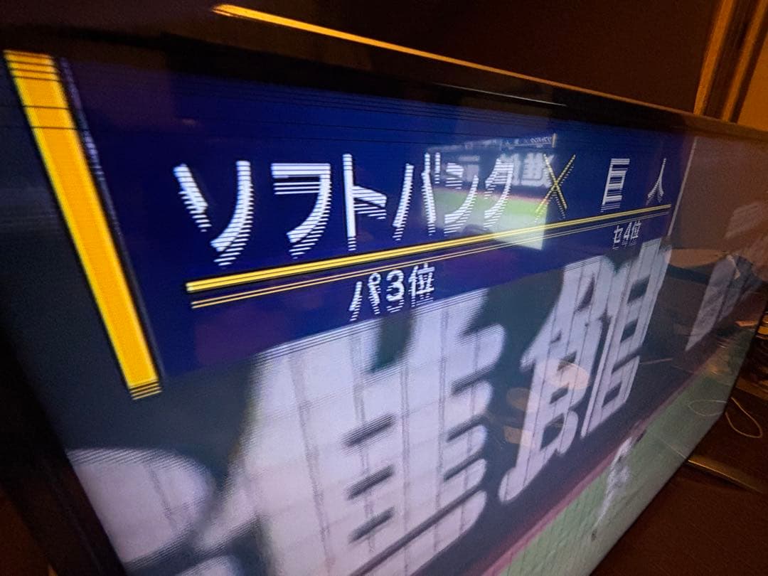 シャープ 55V型 4K 液晶テレビ AQUOS LC-55U30液晶画面不良