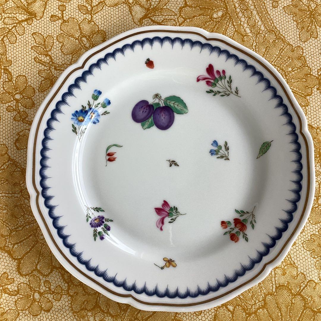 《リチャードジノリイタリアンフルーツ》ケーキ皿20cm 4枚セット