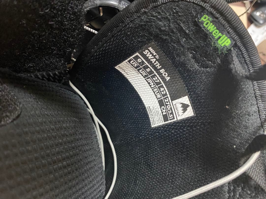 BURTON SWATH BOA スノーボードブーツ　27 ブラック