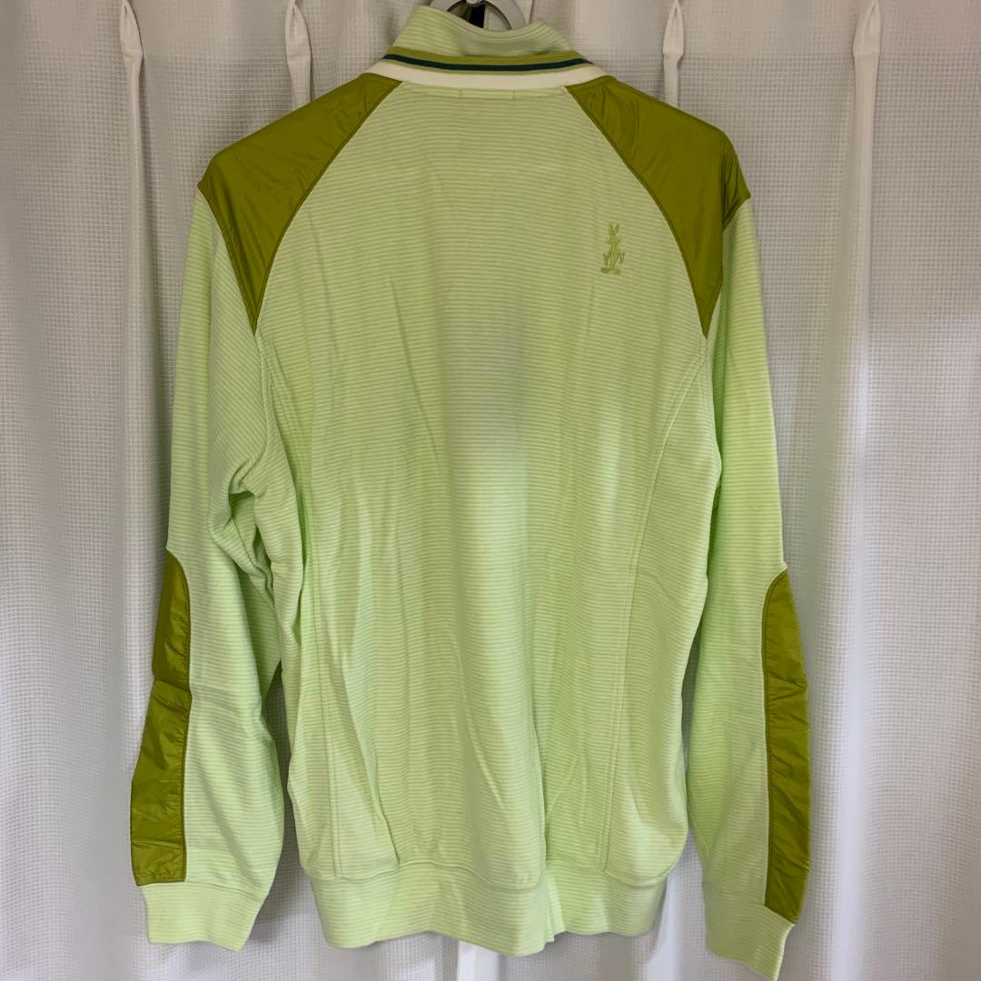 GREEN CLUBS サイズ5ハーフジップ ストライプ メンズウェア