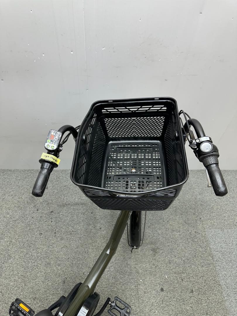 Yamaha パスKISS チャイルドシート付き電動自転車　大型フロントカゴあり