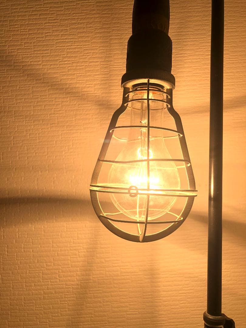 【完動品・昭和レトロ・1980年代 工業用ライト】ビンテージ ハンドランプ