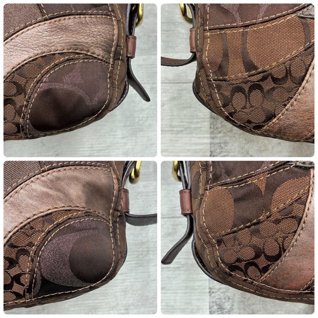 極美品 コーチ archive パッチワーク ワンショルダー ショルダーバッグ