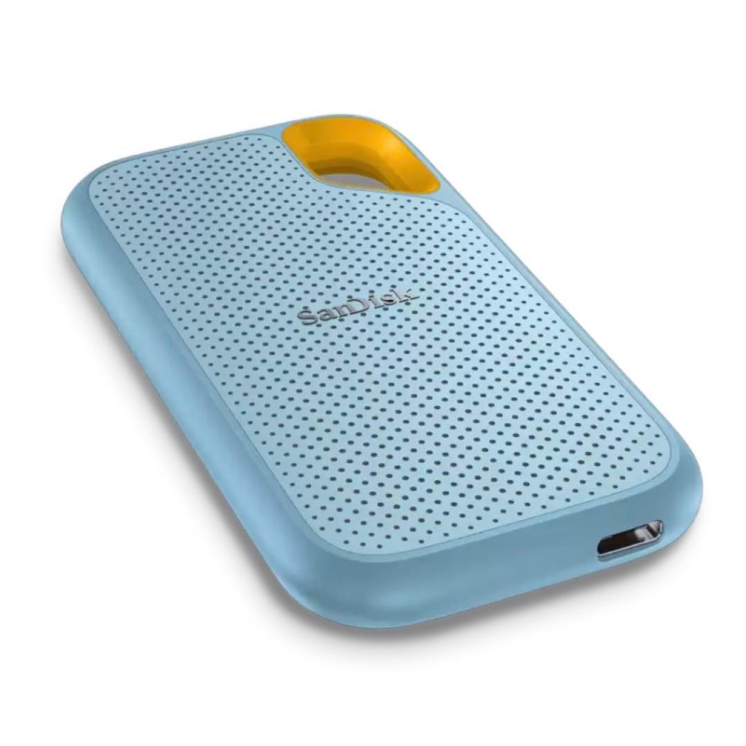 【オンラインストア限定色】サンディスク SSD 1TB スカイブルー 水色 黄色