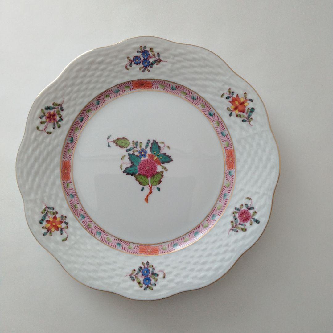 ヘレンド　アポニーフラワー　デザートプレート　2枚セット 19cm