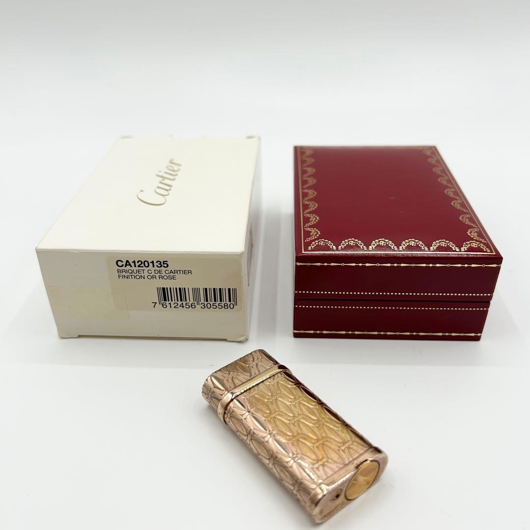 Cartier カルティエ ガスライター ピンクゴールド CA120135