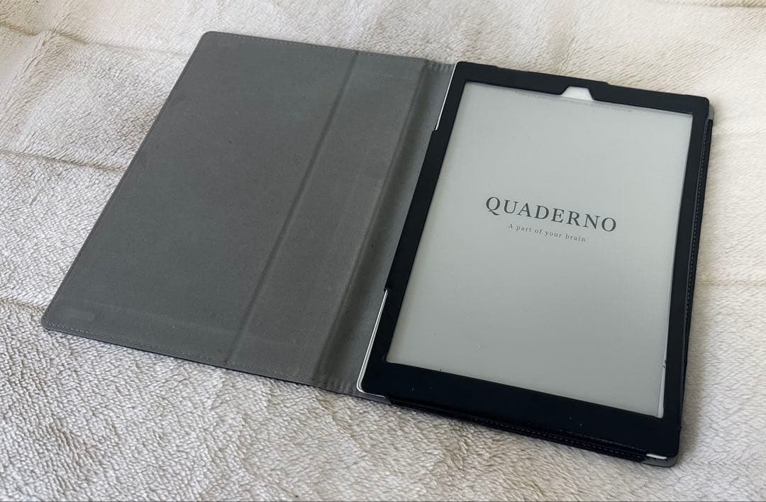 【専用ケース・専用ペン付】QUADERNO A5 (Gen. 2) 白黒画面