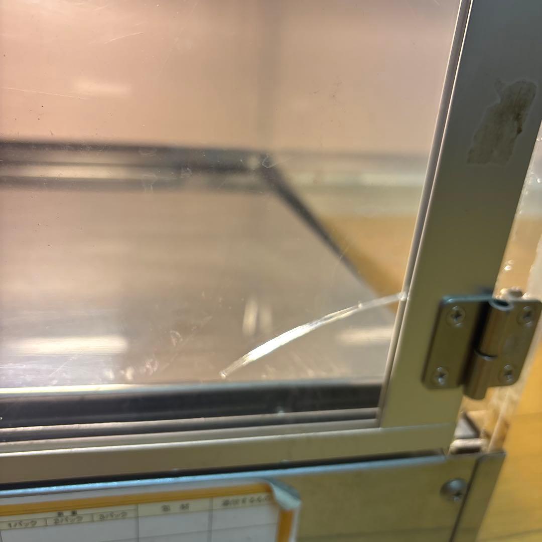 常温ショーケース 透明 ガラス製 100V 40W フジマック