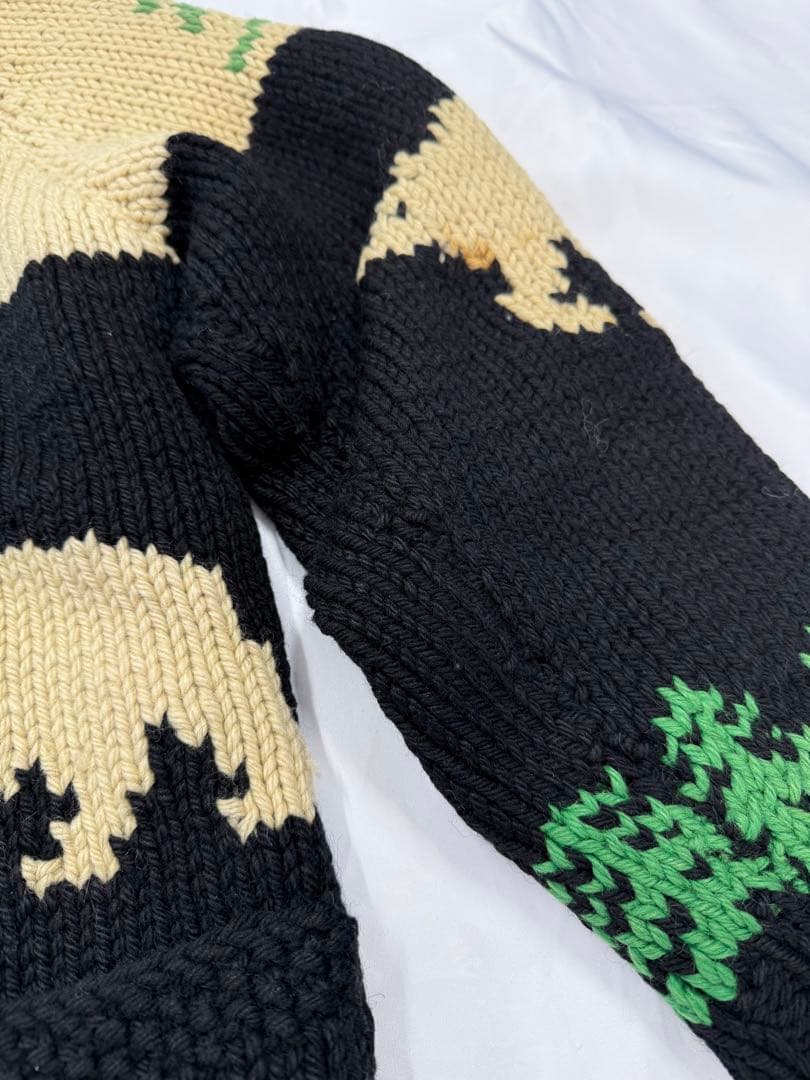 カウチンセーター　ビンテージ　古着　サイズL相当