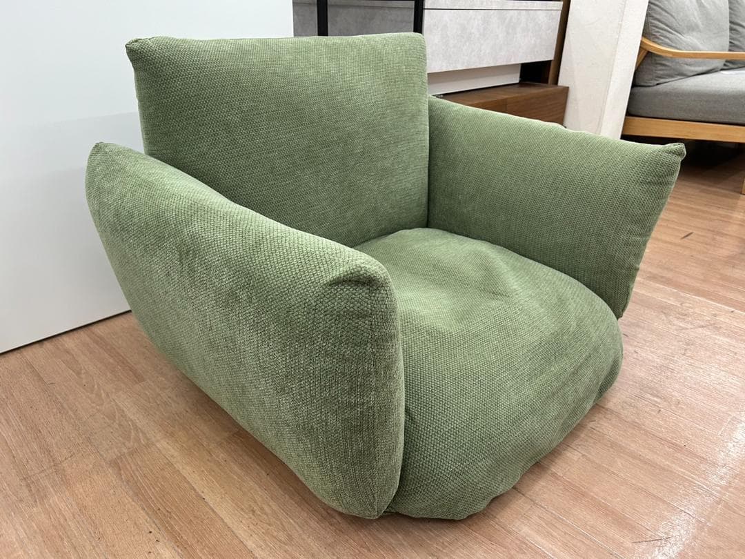 【福岡市限定】1人掛けリクライニングソファ 無印良品 フロアソファ