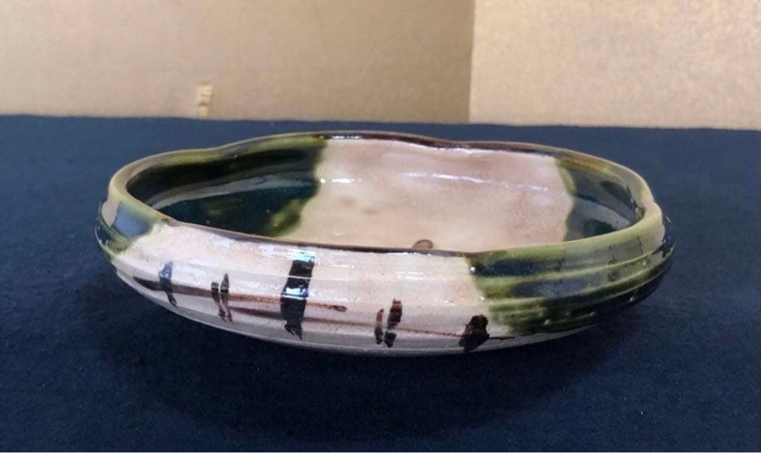 割引❗️《R》織部 深皿 銘々皿 鉢 向付 10客 懐石 260107か5