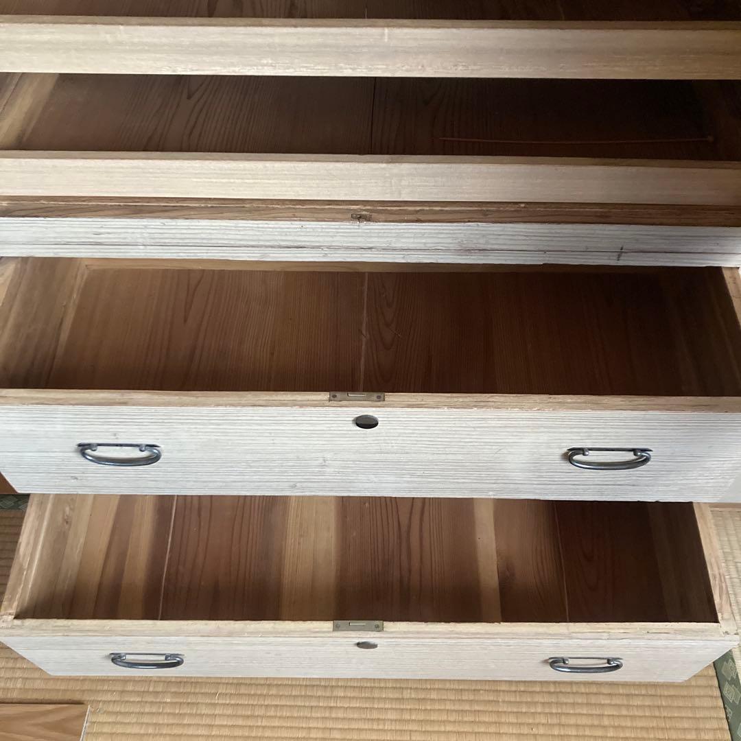 和風木製タンス 桐箪笥 桐ダンス 桐タンス レトロ アンティーク家具 昭和レトロ