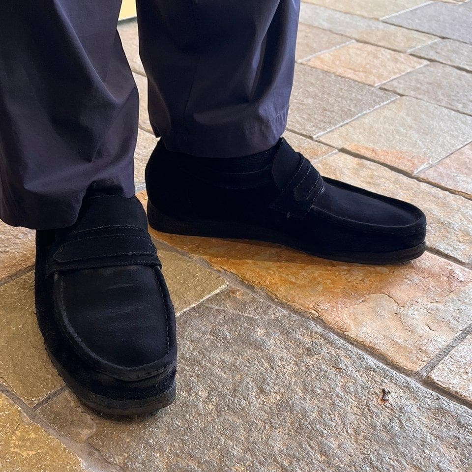 Clarks ワラビーローファー UK7.5 美品 定26,400円 スウェード