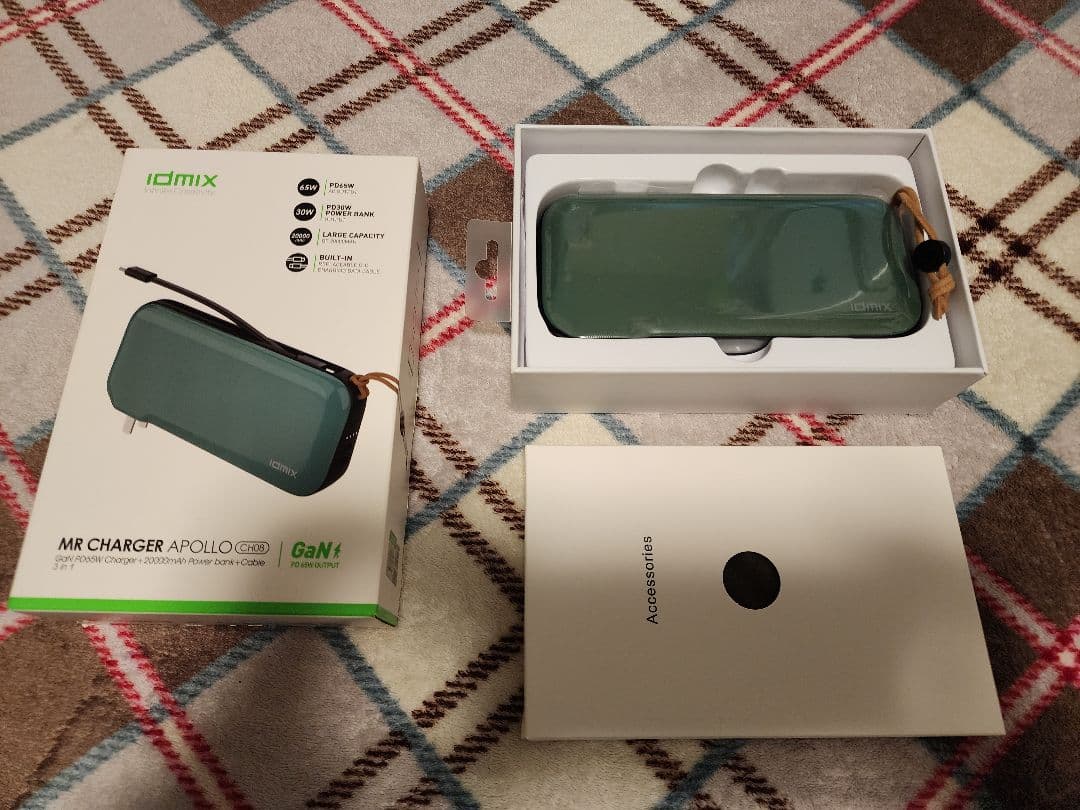 スマホアクセサリー IDMIX MR CHARGER APOLLO 20000mAh