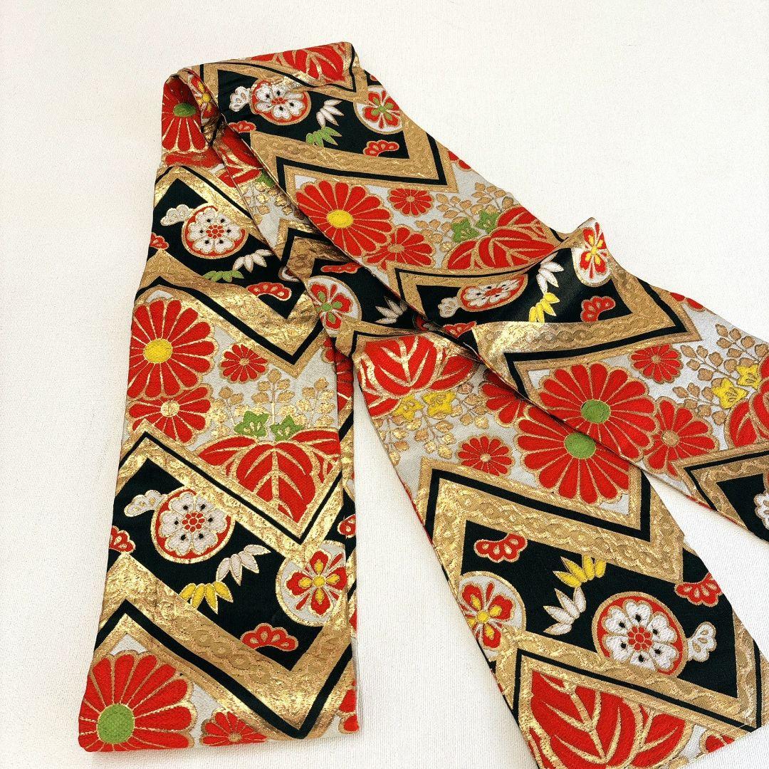 【昭和レトロ】七五三　7歳女の子　セット　小袖　サーモンピンク　5758