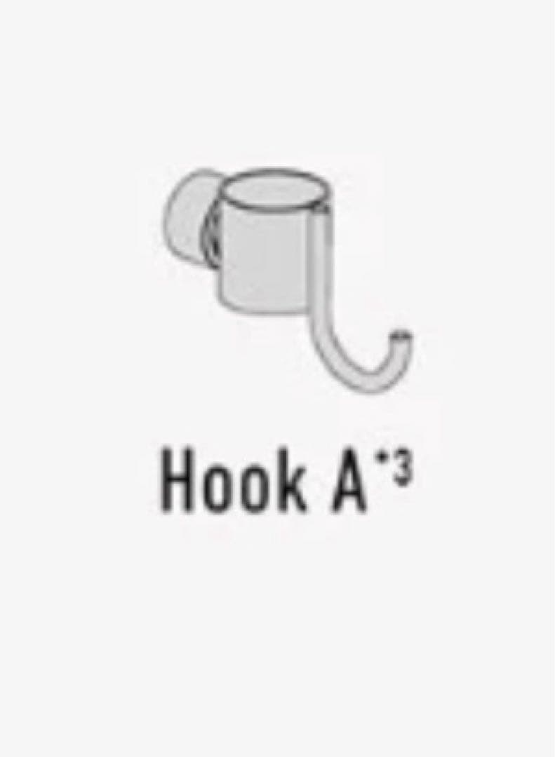 ドローアライン DRAW A LINE Tension Rod ＋フックセット