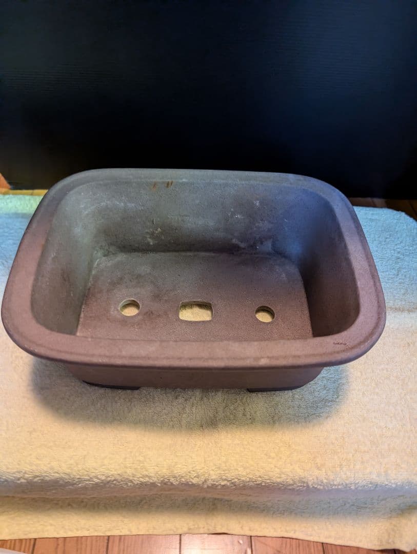 常滑焼長方形 植木鉢 約30cm x 20cm x 10cm