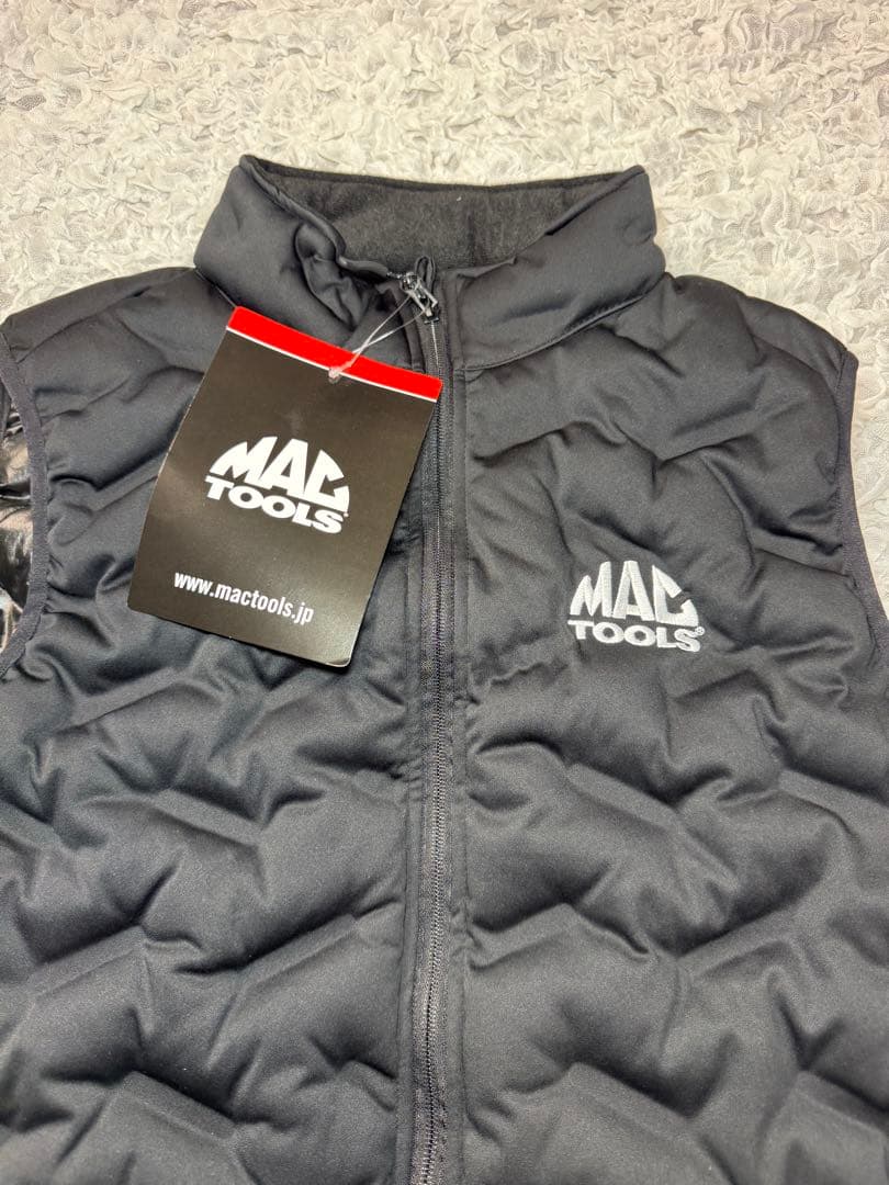 MACTOOLS マックツール 数量限定 シームレスベスト 中綿 黒 L 未使用