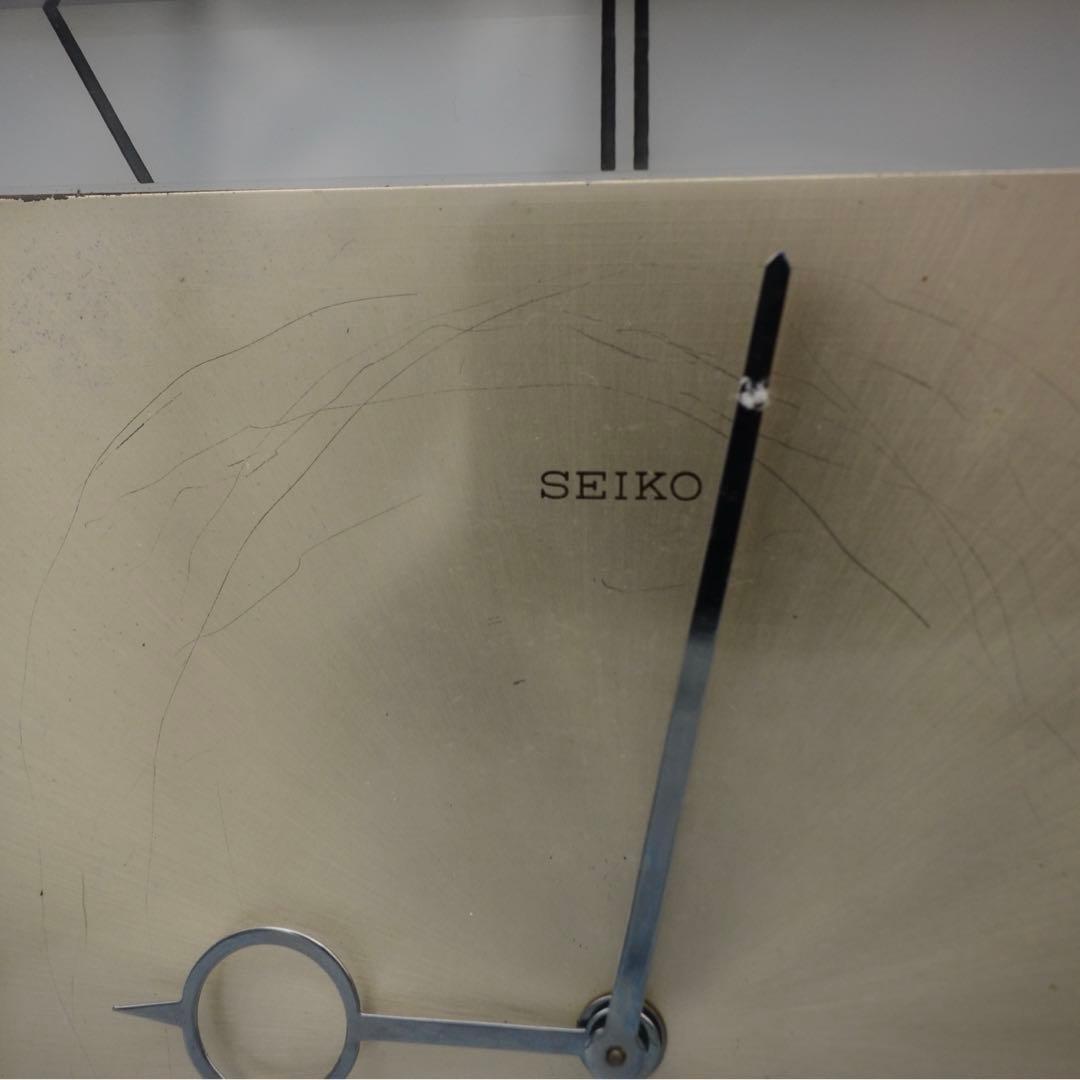 長嶋茂雄、亜希子氏の刻印1965年1月26日結婚式日付刻印SEIKO 置時計