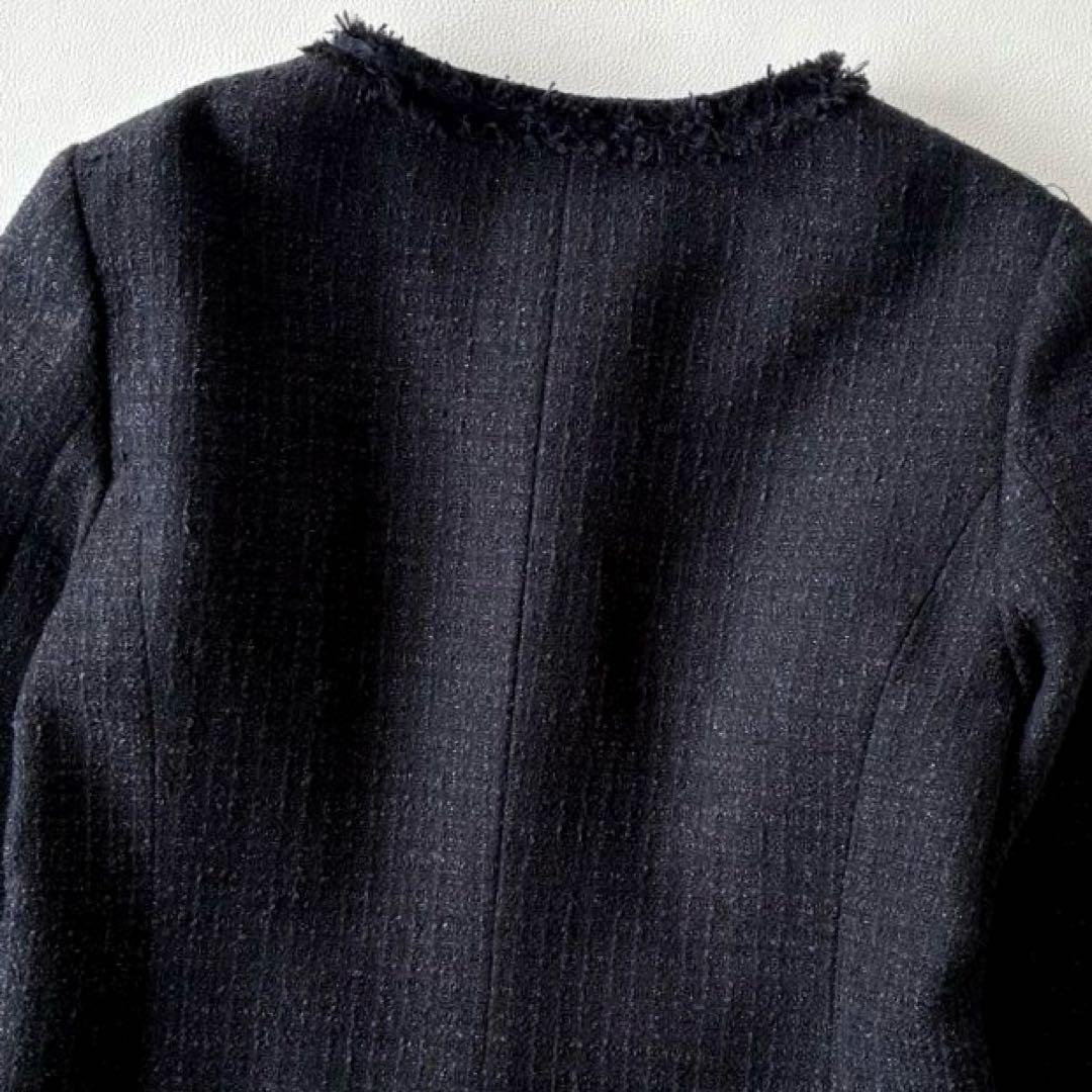 LAUTREAMONT　ツイードノーカラージャケット