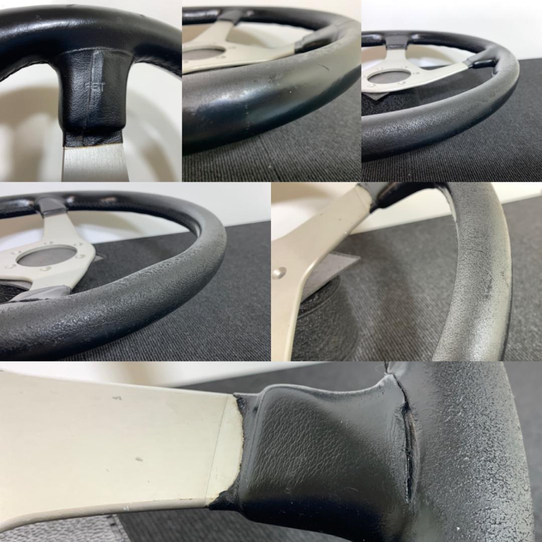 ナルディ ガラ3 タイプ0 レザー ステアリング 35パイ 補修ベースにも