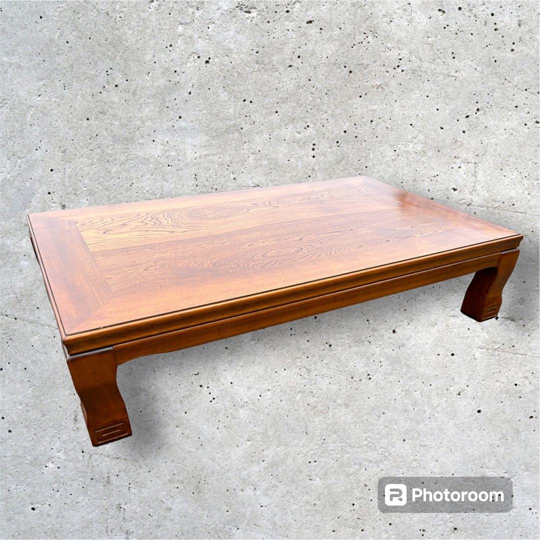 【アンティーク】木製 座卓 座敷机 ローテーブル 昭和レトロ 古家具 古民具