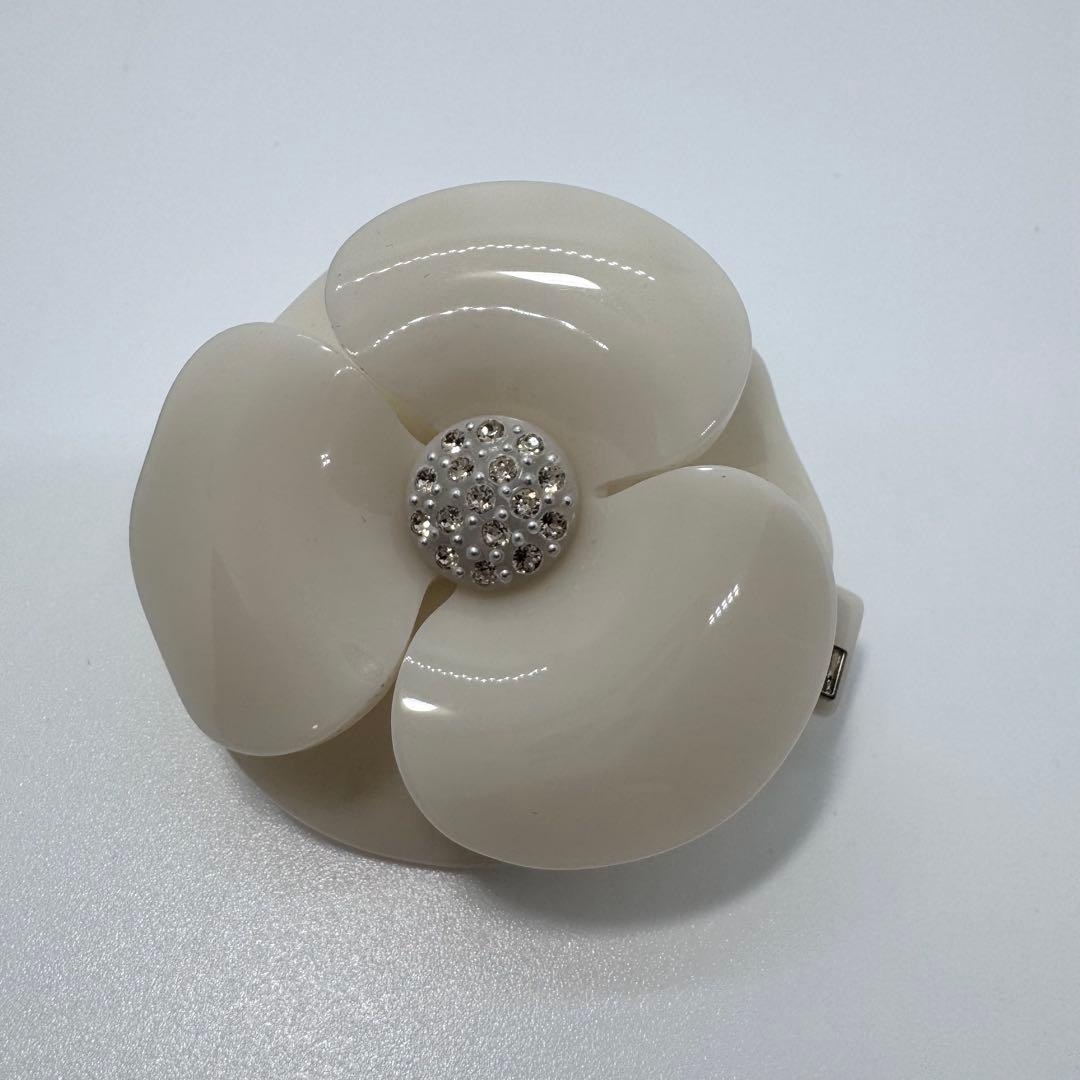 【極美品】アレクサンドルドゥパリ　カメリア　バレッタ