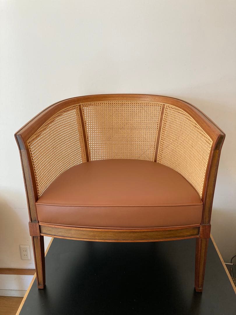 DREXEL HERITAGE社アームチェア DanshArtWeaving生地